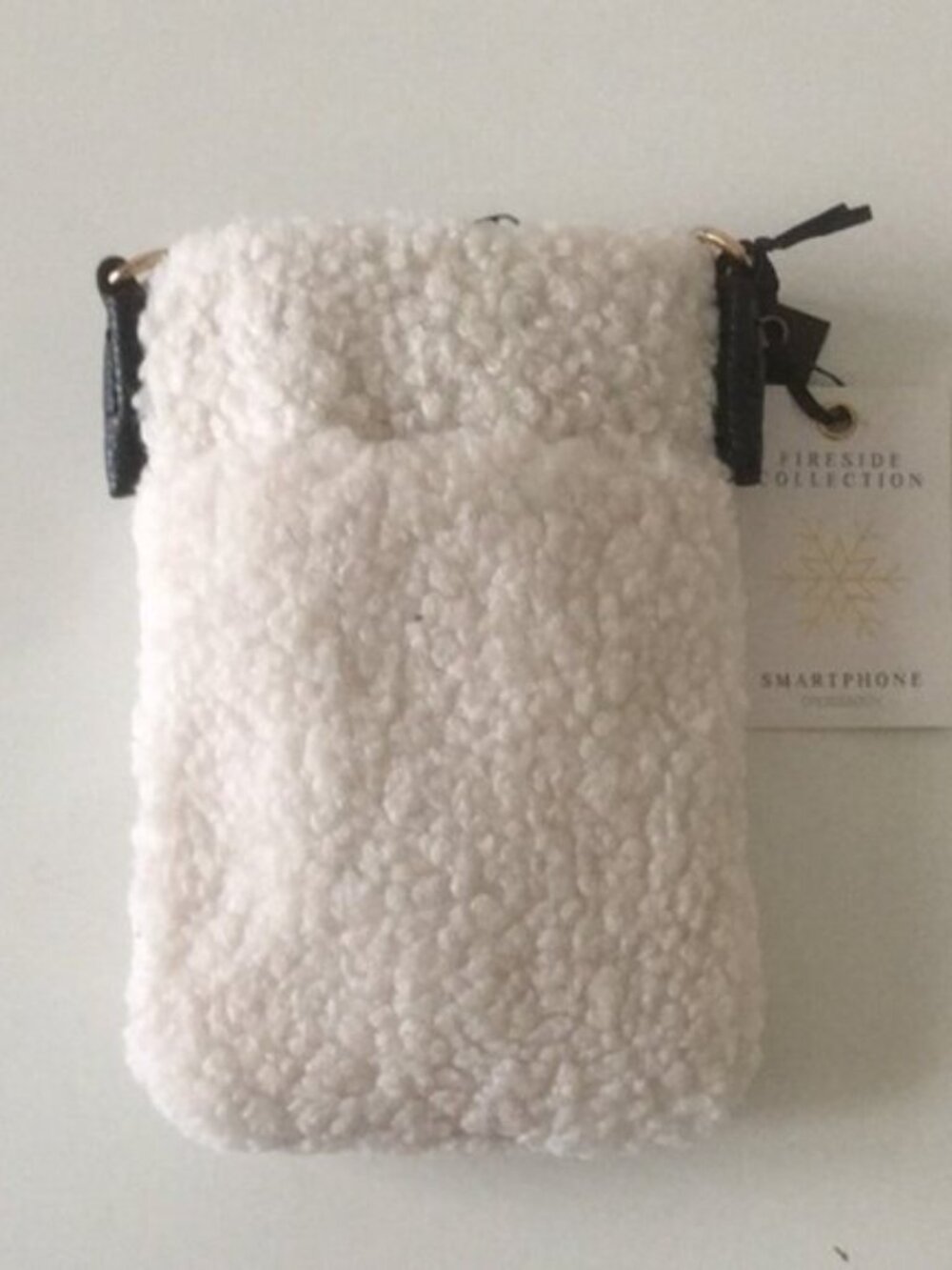 Kedzie Sherpa Cell Phone Crossbody Bag - Picture 3 of 16